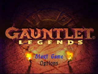 Gauntlet Legends title screen for Nintendo 64